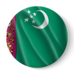 TURKMENISTAN PINBACK BUTTON