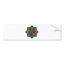 Turkmenistan coat of arms bumper stickers