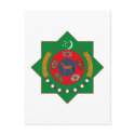 Turkmenistan Coat of Arms postcards