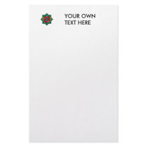 Turkmenistan Coat of Arms Stationery Design