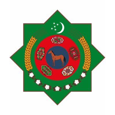 Turkmenistan Coat of Arms T-shirt by FlagTshirts