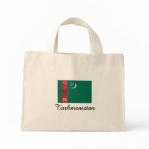 Turkmenistan Flag Design bags