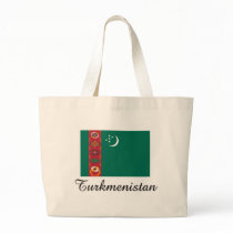 Turkmenistan Flag Design bags