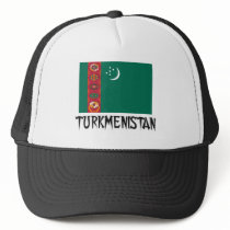 Turkmenistan Flag hats