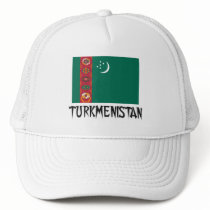 Turkmenistan Flag hats