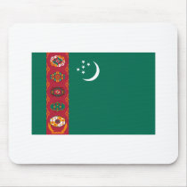 Turkmenistan FLAG International mousepads by flagshirt Turkmenistan FLAG International mousepads