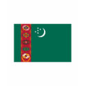 Turkmenistan FLAG International t-shirts