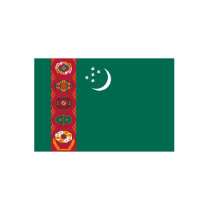 Turkmenistan FLAG International t-shirts