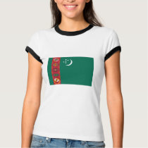 Turkmenistan FLAG International t-shirts