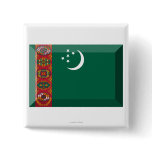 Turkmenistan Flag Jewel Pins