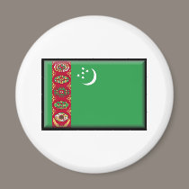 Turkmenistan Flag magnets