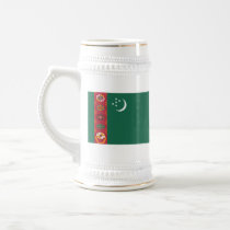 Turkmenistan Flag & Map Mug