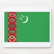 Turkmenistan Flag Mousepad by jacinto888 Turkmenistan Flag Mousepad