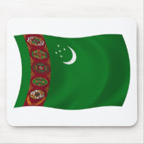 Turkmenistan Flag Mousepad