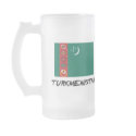 Turkmenistan Flag mugs