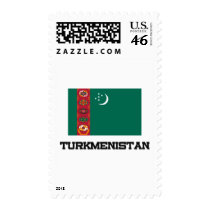 Turkmenistan Flag postage