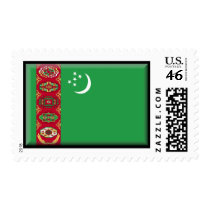 Turkmenistan Flag postage