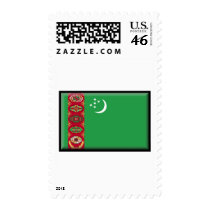 Turkmenistan Flag postage