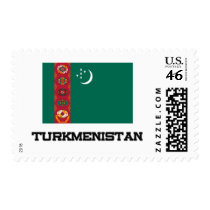 Turkmenistan Flag postage