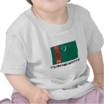 Turkmenistan Flag t-shirts