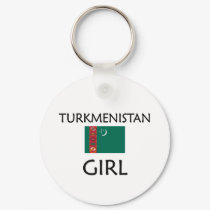 TURKMENISTAN GIRL keychains