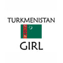 TURKMENISTAN GIRL t-shirts
