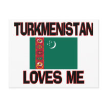 Turkmenistan Loves Me postcards