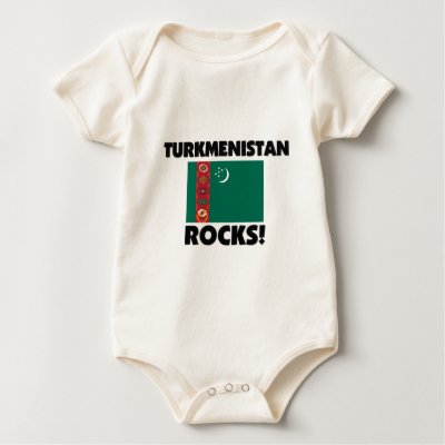 Turkmenistan Rocks T Shirts by flagshirt