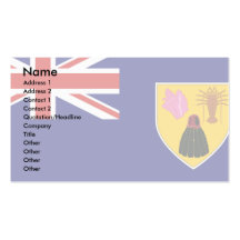 Turks And Caicos Flag Business Card