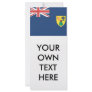 Turks and Caicos Flag Full Color Rack Card