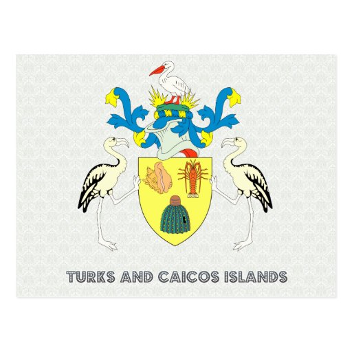 Turks And Caicos Islands Coat Of Arms Postcard Zazzle