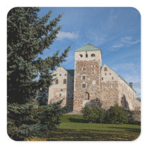 Turku, Finland, ancient Turun Linna Castle, a Stickers