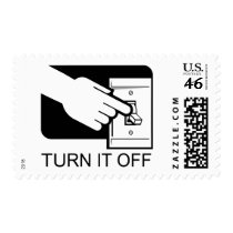 Turn It Off Stamp
