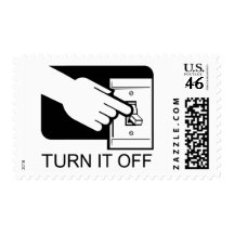 Turn It Off Stamp