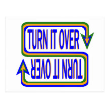 Turn it Over Post Cards