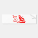 TURN N BURN BUMPER STICKERS