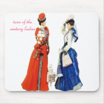 Turn of the century ladies, mousepad