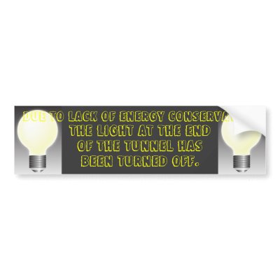 Turn OFF Lights Bumper Sticker by TimeTrax