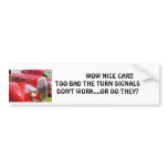 turn signals bumper stickers