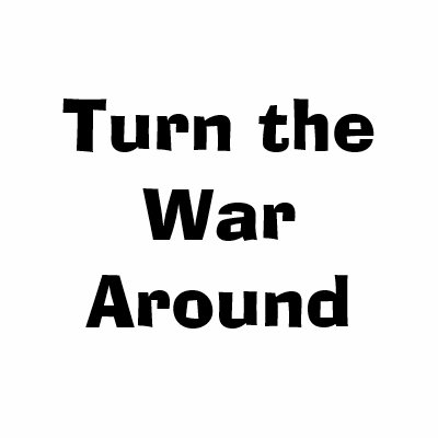 Turn the War Around Polo Shirt by alisonulman