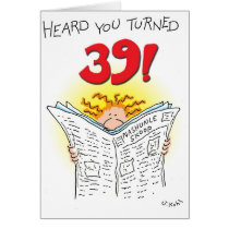 Turned 39 cards