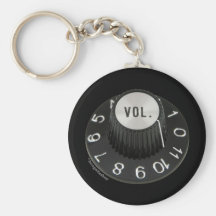 Turned up to 11 (No Text) Key Chain