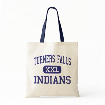 Turners Falls - Indians - High - Montague Canvas Bags by customteamsportswear