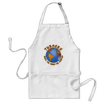 Turners Globe Funny Woodturning Earth Aprons