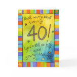 Turning 40 cards
