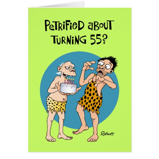Turning 55 Birthday Card Zazzle