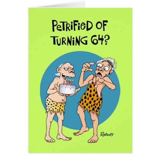 turning-64-birthday-greeting-card-zazzle