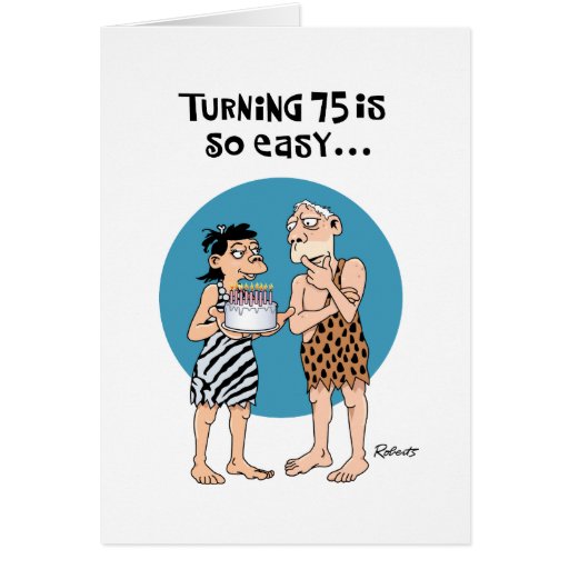 Turning 75 Birthday Greeting Card Zazzle