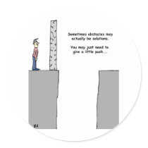 Turning Obstacles into Solutions stickers