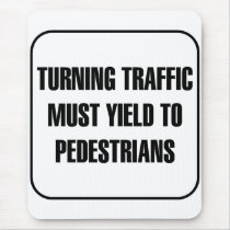 Turning Traffic Mousepad